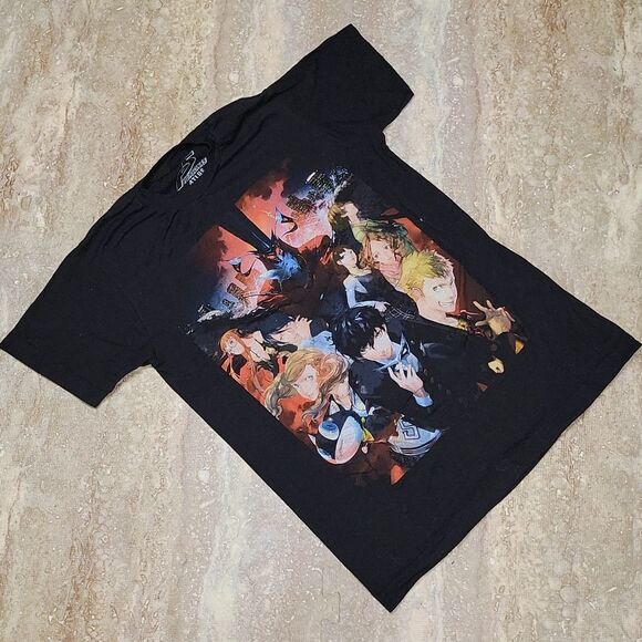 PERSONA 5 ATLUS SEGA ANIME HARAJUKU FASHION COTTON TEE SIZE SMALL - Picture 1 of 4